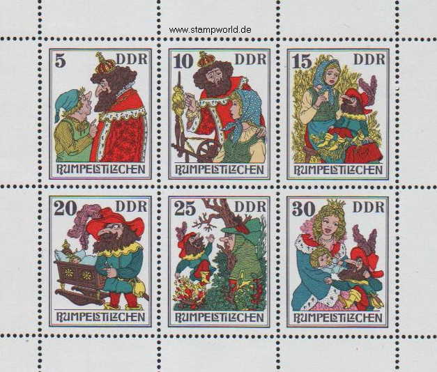 Briefmarken/Stamps Märchen/Rumpelstilzchen