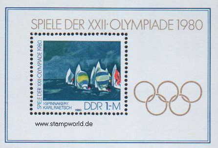 Briefmarken/Stamps Olympiade/Segeln