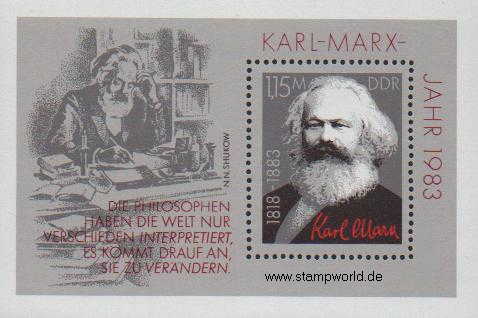 Briefmarken/Stamps Karl Marx