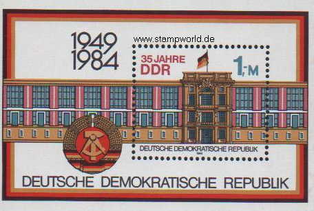 Briefmarken/Stamps Staatsratsgebäude/Staatswappen