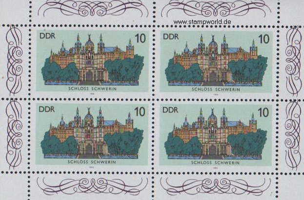 Briefmarken/Stamps Schlösser/Schwerin