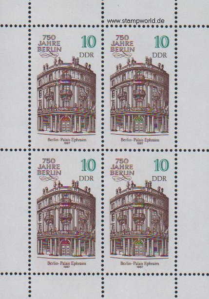 Briefmarken/Stamps Berlin/Palais Ephraim