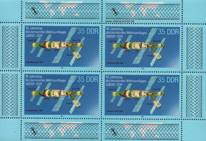 Briefmarken/Stamps Raumfahrt/Raumstation