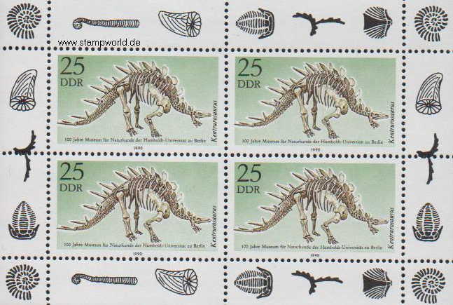 Briefmarken/Stamps Saurierskelette