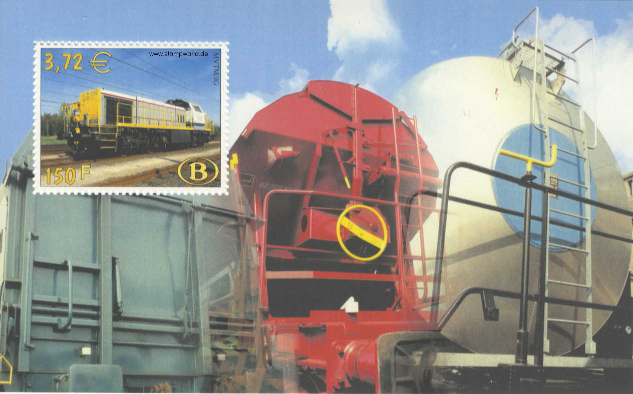 Briefmarken/Stamps Lokomotive/Waggons