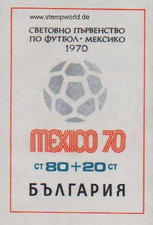Briefmarken/Stamps Fußball-WM Mexiko