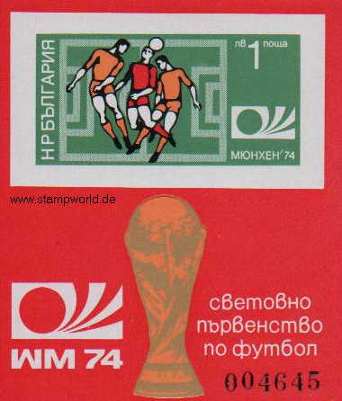 Briefmarken/Stamps Fußball-WM Deutschland