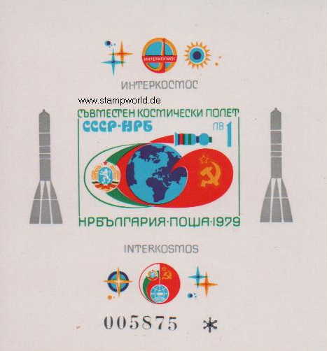 Briefmarken/Stamps Weltraumforschung (Interkosmos)