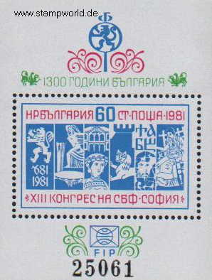 Briefmarken/Stamps FIP-Kongreß