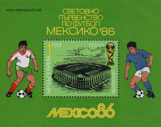 Briefmarken/Stamps Fußball-WM Mexiko