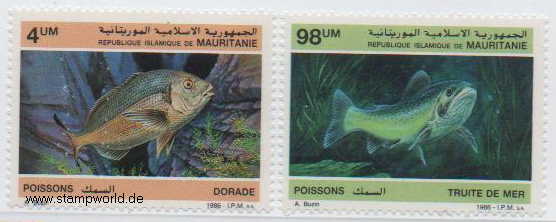 Briefmarken/Stamps Fische I