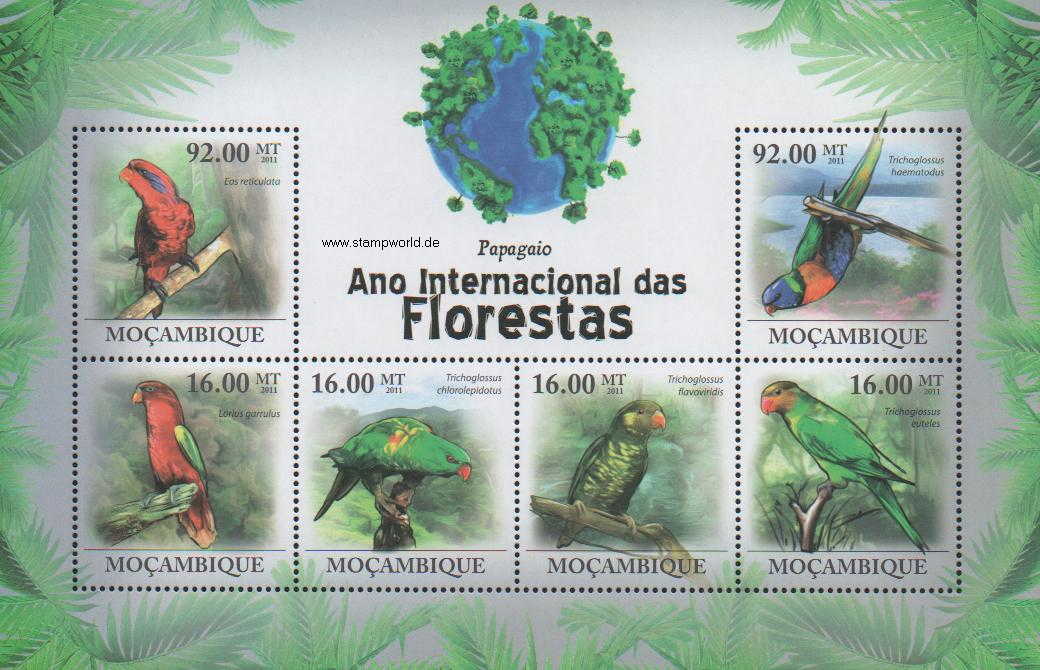 Каталог stampworld. Марки Мозамбик. Мозамбик 2011 марки. Птицы Мозамбика. Мозамбик фауна.
