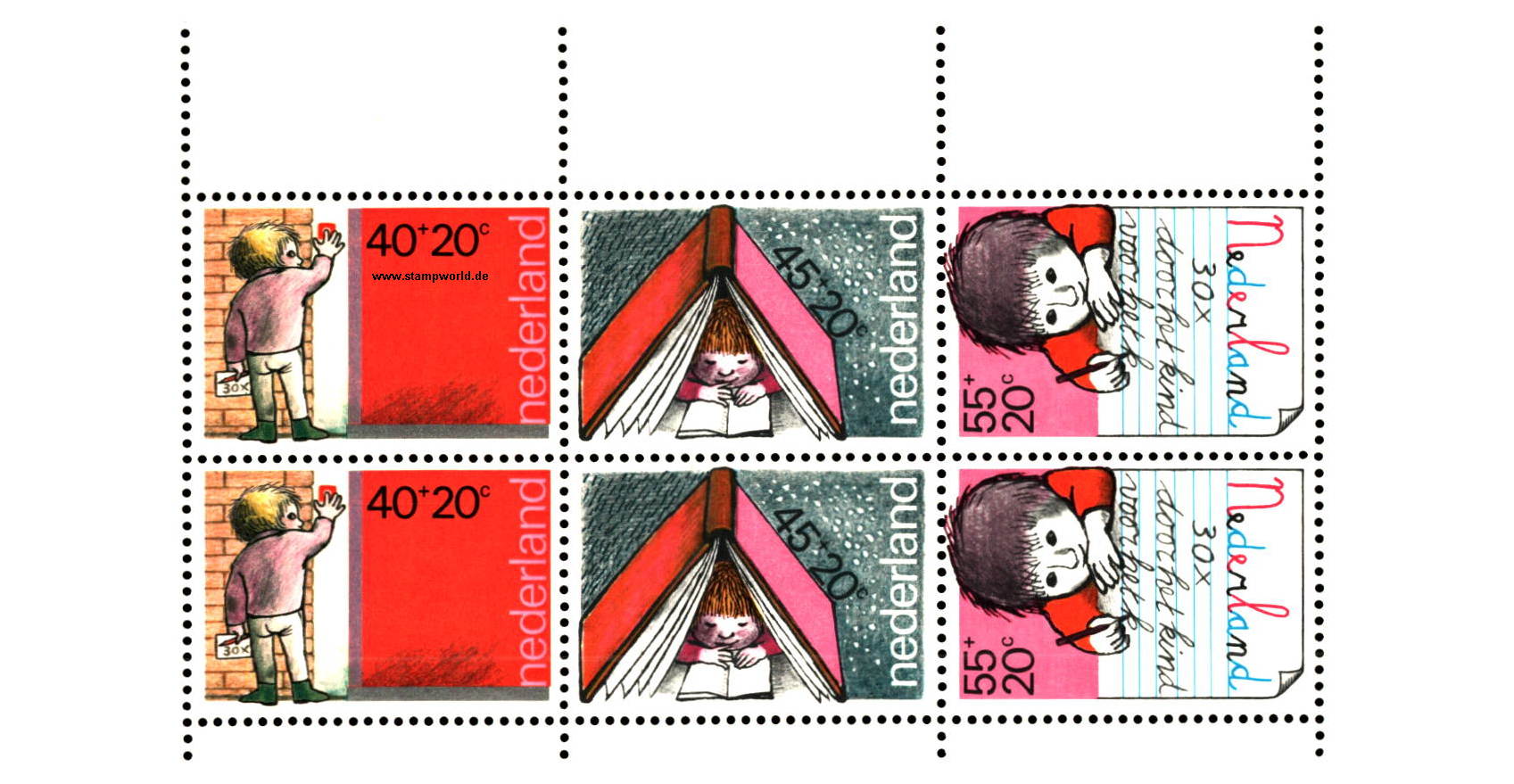 Briefmarken/Stamps Kinder/Bücher