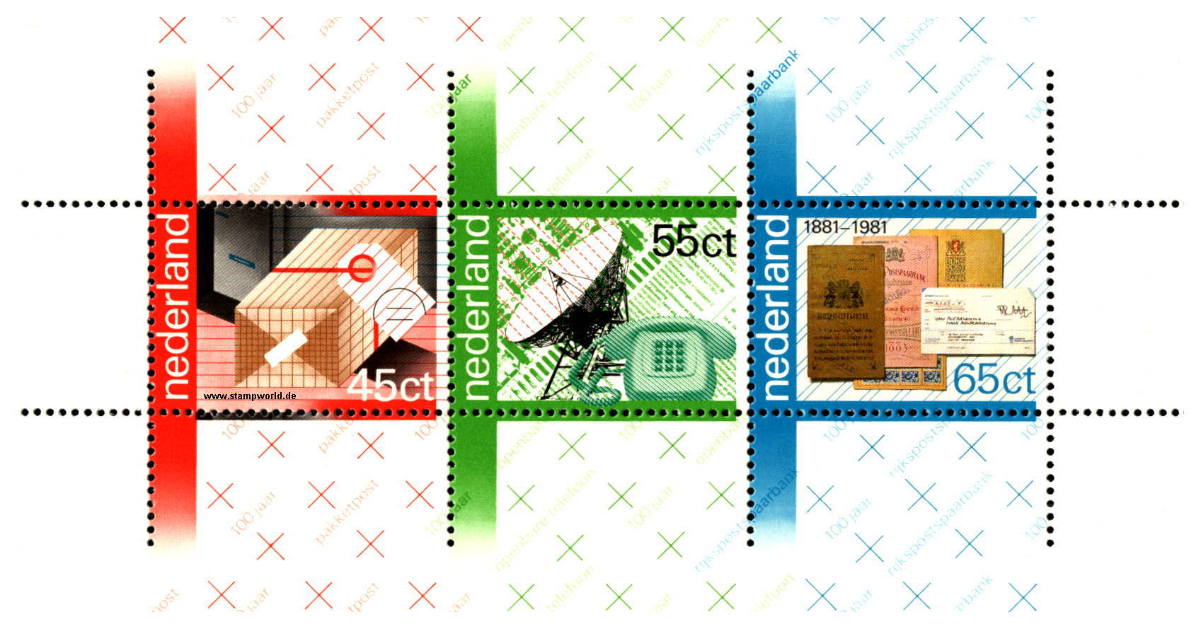 Briefmarken/Stamps Post/Telefon