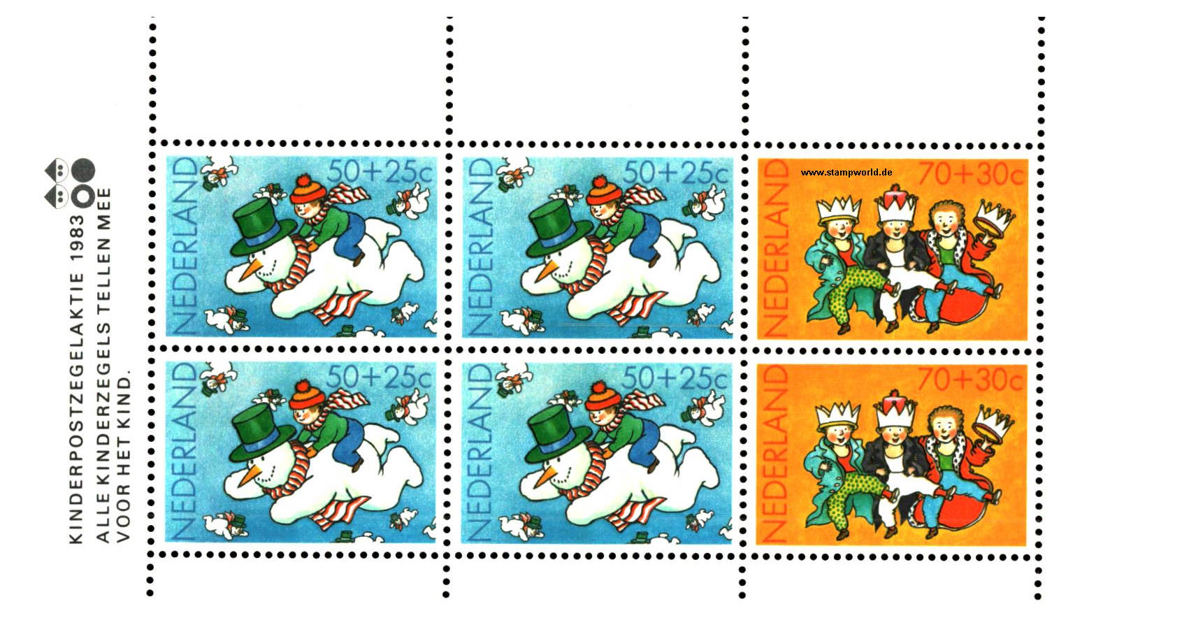 Briefmarken/Stamps Kinder/Weihnachten