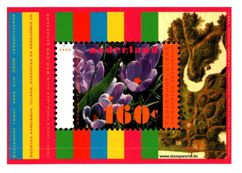 Briefmarken/Stamps Frühlingsblumen (Krokus)