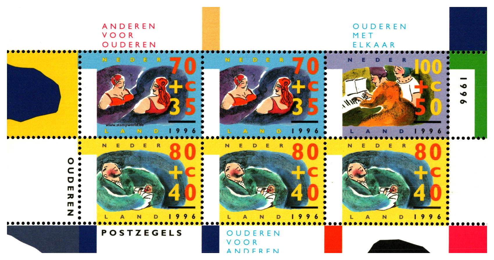 Briefmarken/Stamps Senioren/Sommermarken