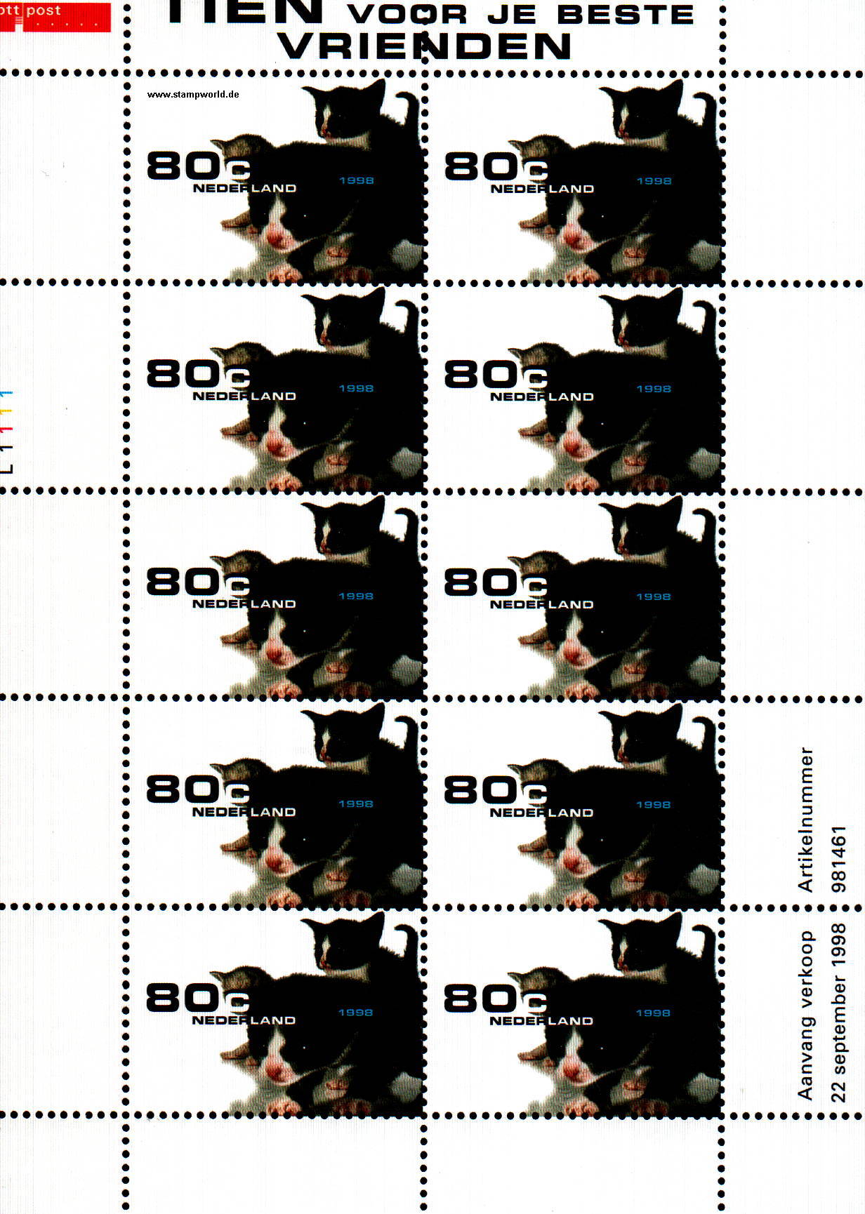 Briefmarken/Stamps Katzen