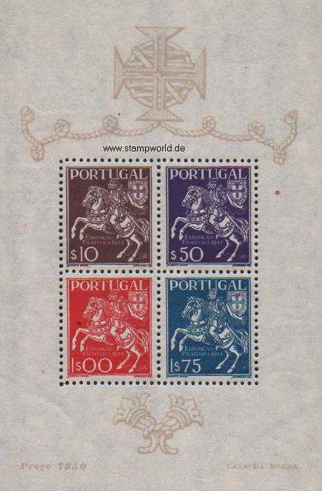 Briefmarken/Stamps LISSABON 44/Postreiter