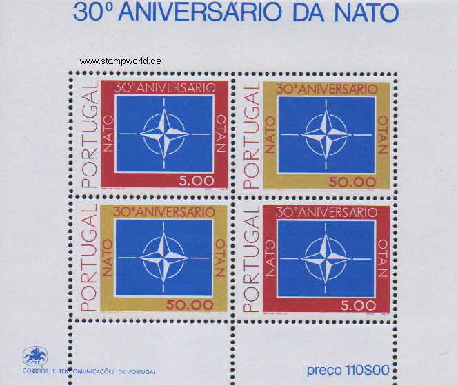 Briefmarken/Stamps 30 J. NATO