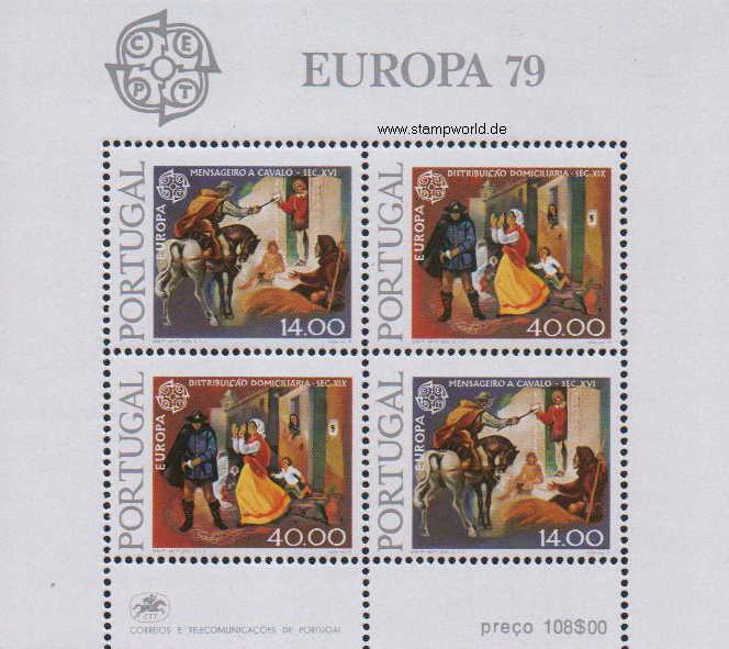 Briefmarken/Stamps Europa/Postwesen/Postreiter