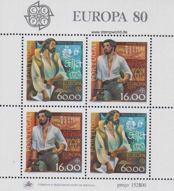 Briefmarken/Stamps Europa/Personen/Vasco da Gama