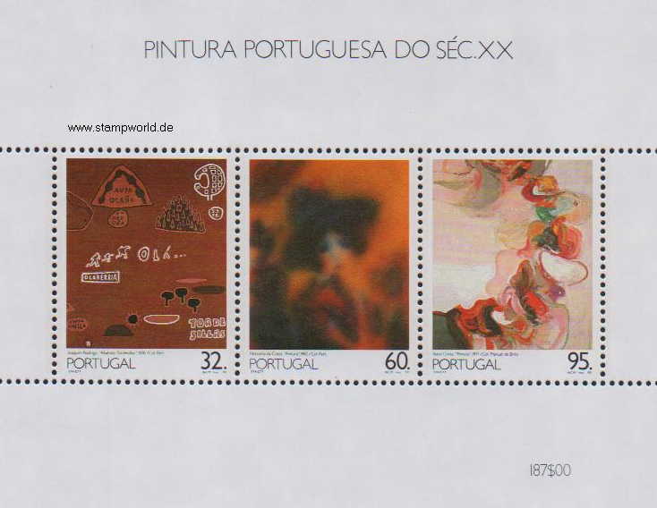 Briefmarken/Stamps Gemälde V (Rodrigo)