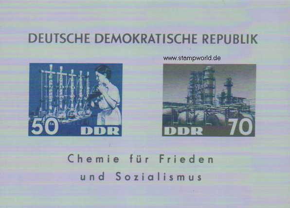 Briefmarken/Stamps Chemische Industrie/Laborgeräte/Raffinerie